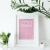 Vogue Luxury Fashion Poster PRINTABLE, Vintage Magazine Art Cover, Vogue Poster, Luxury Fashion Wall Art, Retro Magazine Posters, Pink