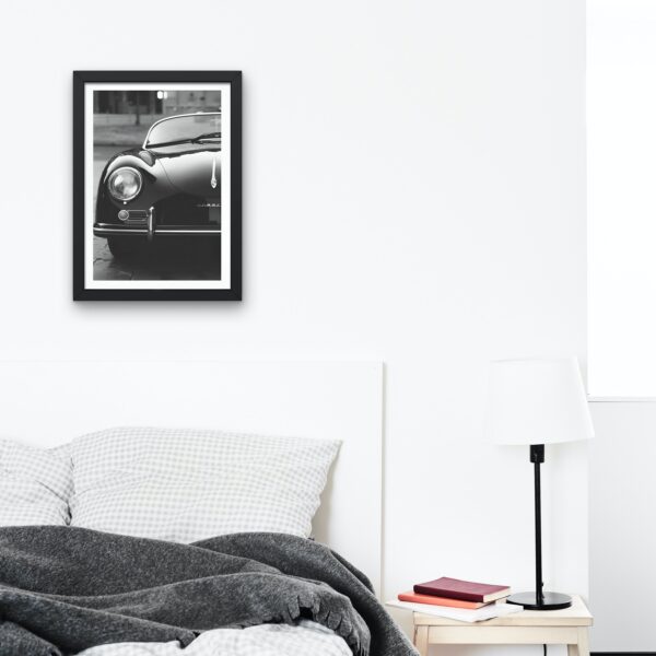 Black & white Luxury Vintage Car Print INSTANT DOWNLOAD, Classic Car Poster, Car Photography, Retro Wall Decor, Old Car Picture, Glamour Art