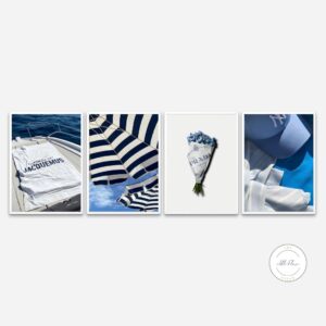 Set of 4 Coastal Luxury Wall Prints DIGITAL DOWNLOAD ART PRINTS, Beachy Fashion posters, High fashion wall art, luxury designer prints, navy blue decor | Posters, Prints, & Visual Artwork | art for bedroom, art ideas for bedroom walls, art printables, bathroom wall art printables, beach art for wall, beach canvas art, beach wall art, beach wall decor, beachy wall decor, bedroom art, bedroom pictures, bedroom wall art, bedroom wall art ideas, bedroom wall painting, buy digital prints online, canvas wall art 